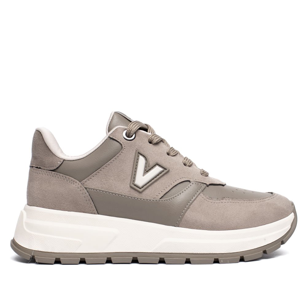 Tênis Feminino Via Marte Napa Camurça Cinza
