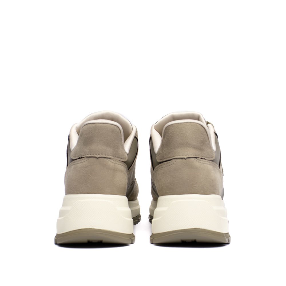 Tênis Feminino Via Marte Napa Camurça Cinza Cinza 3