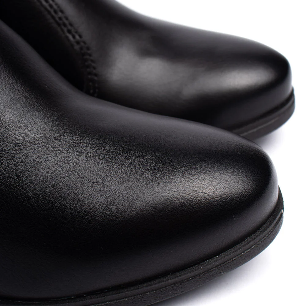 Bota Feminina Dakota Cano Curto Vertuo Zíper Preto Preto 5