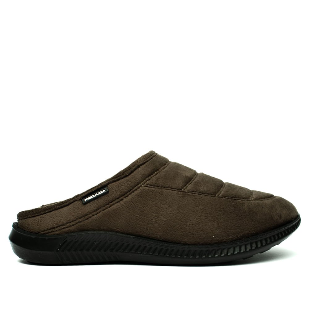 Pantufa Masculina Pegada Atoalhado Soft Touch Musgo