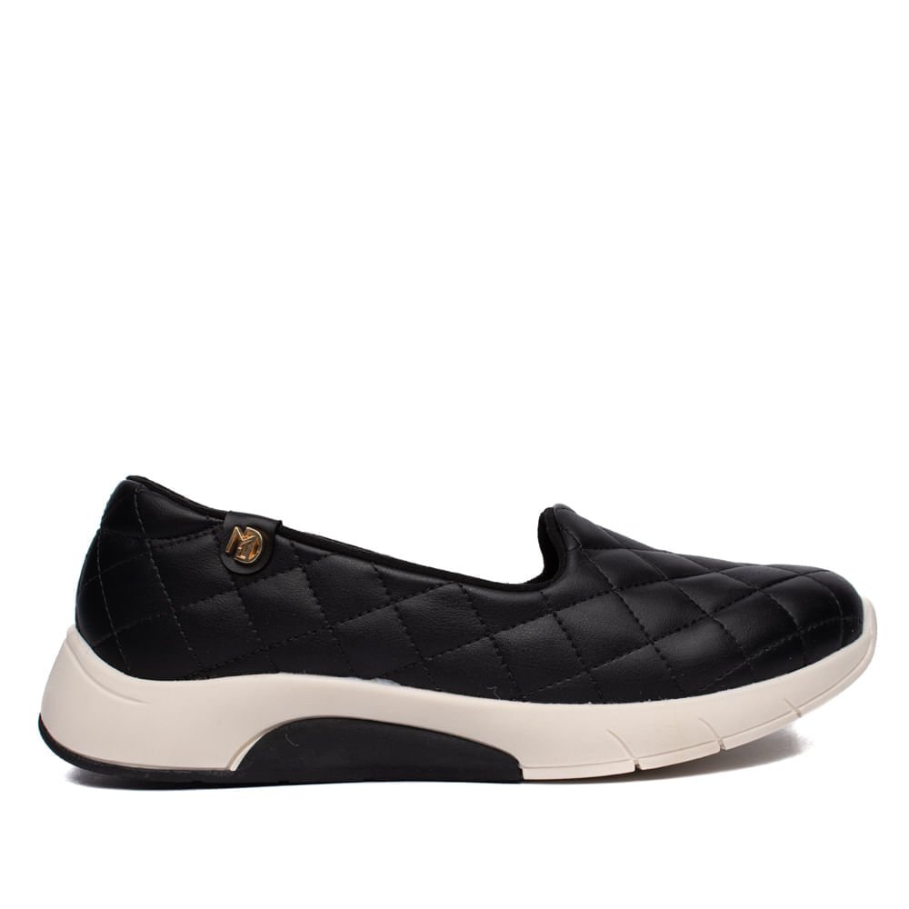 Tênis Feminino Modare Matelassê Conforto Preto Preto 1