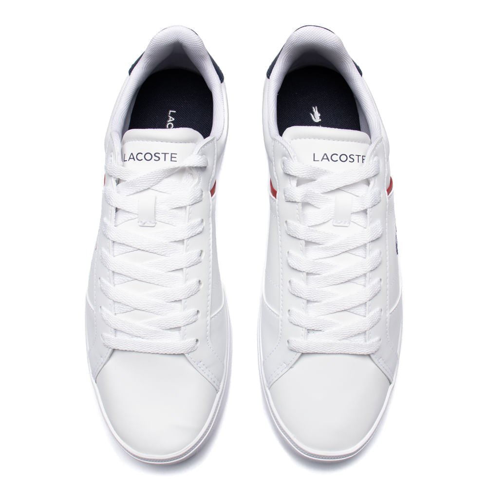 Tênis Masculino Lacoste Europa Pro V Branco/Marinho Branco 4