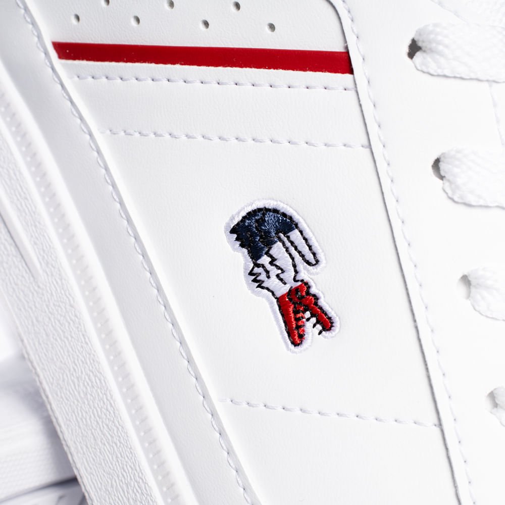 Tênis Masculino Lacoste Europa Pro V Branco/Marinho Branco 6