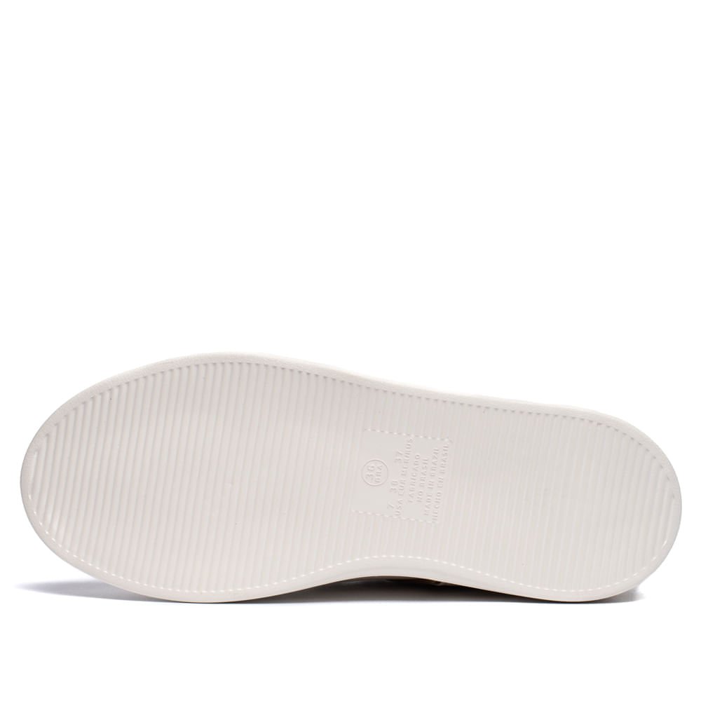 Tênis Feminino Modare Casual Branco/Verde Branco 2