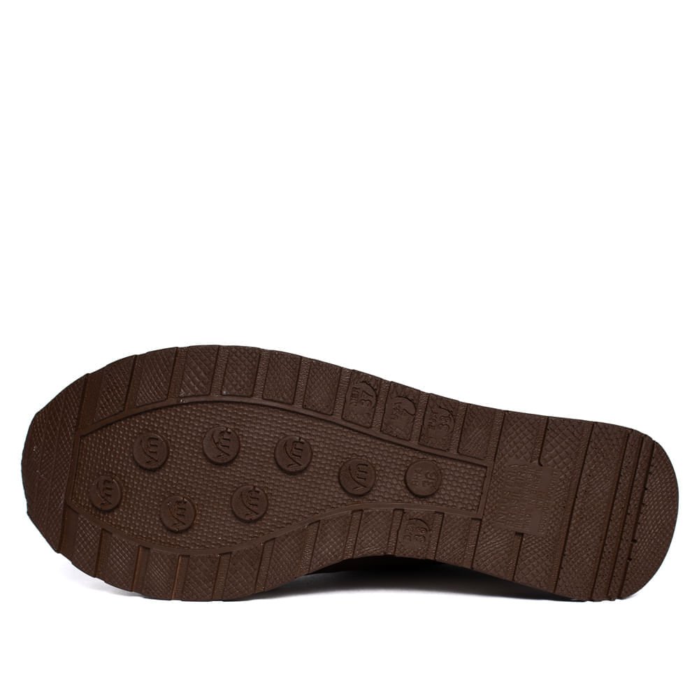Tênis Feminino Via Marte Solado Anabela Marrom Marrom 2