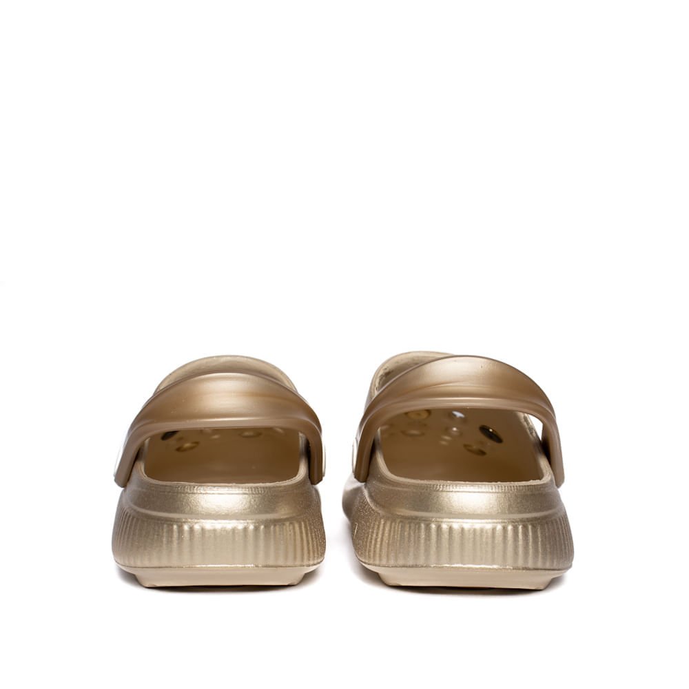 Sandália Babuche Infantil Molekinha Pins Dourado Dourado 3