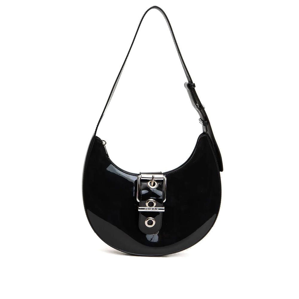Bolsa Feminina Petite Jolie Média Moon Hobo J-Lastic Preto