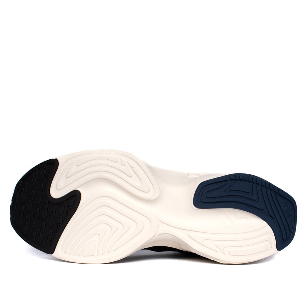 Tênis Masculino Fila Recovery Esportivo Preto/Laranja Preto 2