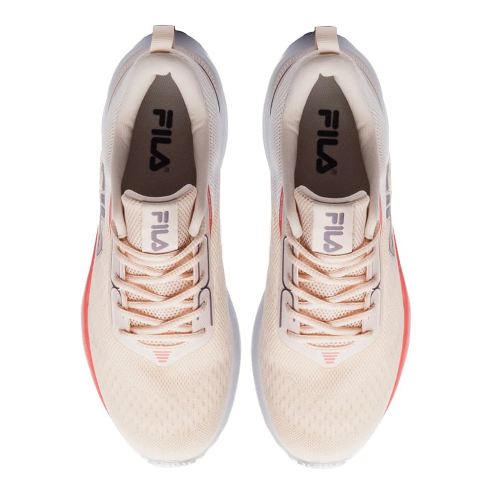 Tênis Feminino Fila Rise Up Energized Esportivo Bege/Rose Bege 4