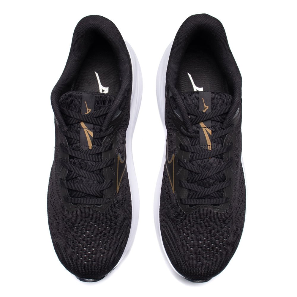 Tênis Masculino Mizuno Lively Esportivo Preto Preto 4