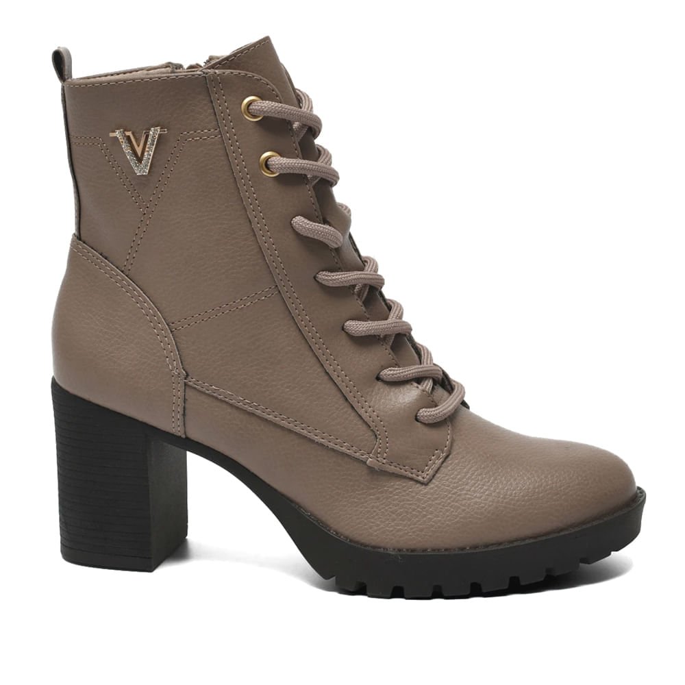 Coturno Feminino Via Marte Napa Burnished Marrom Claro