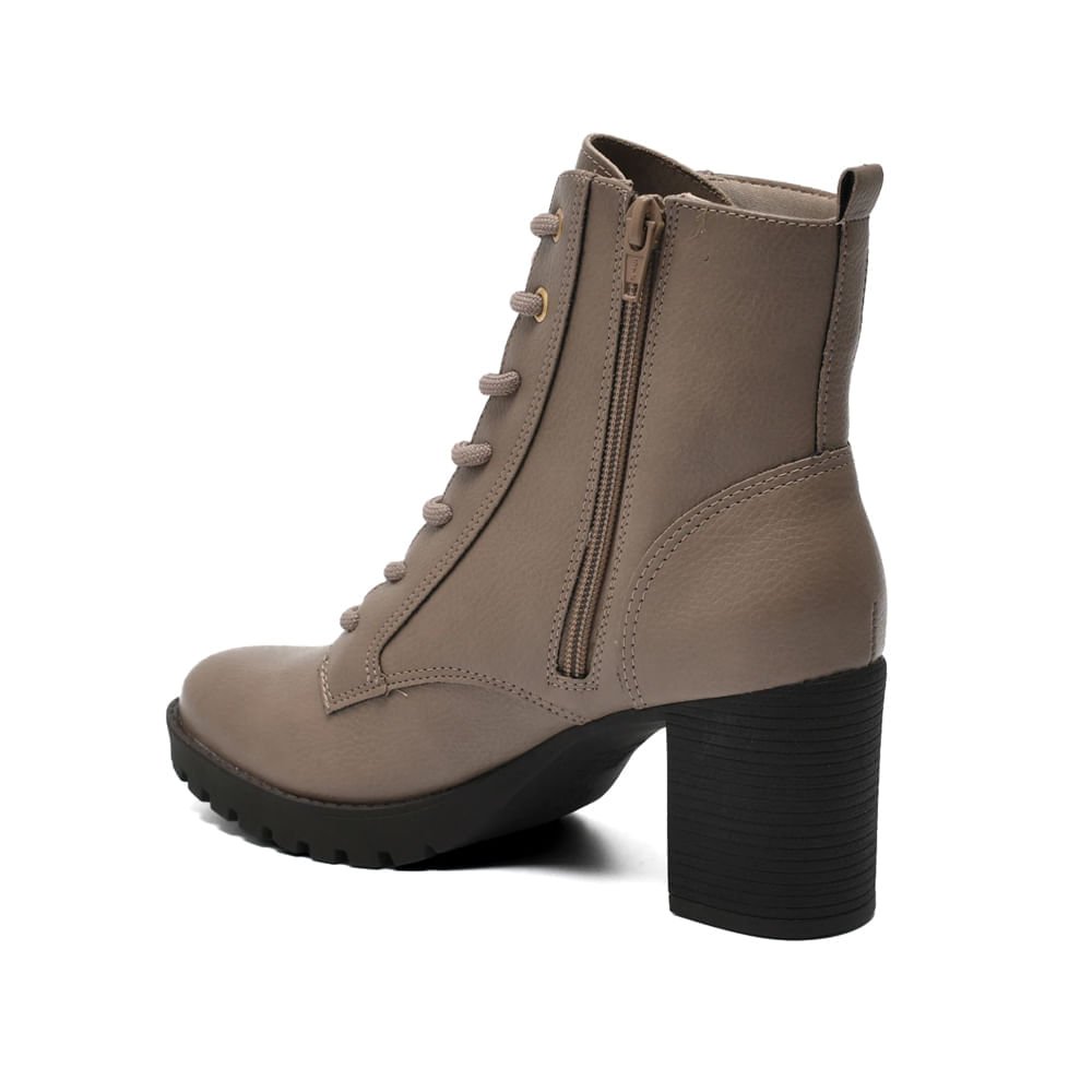 Coturno Feminino Via Marte Napa Burnished Marrom Claro Marrom 3