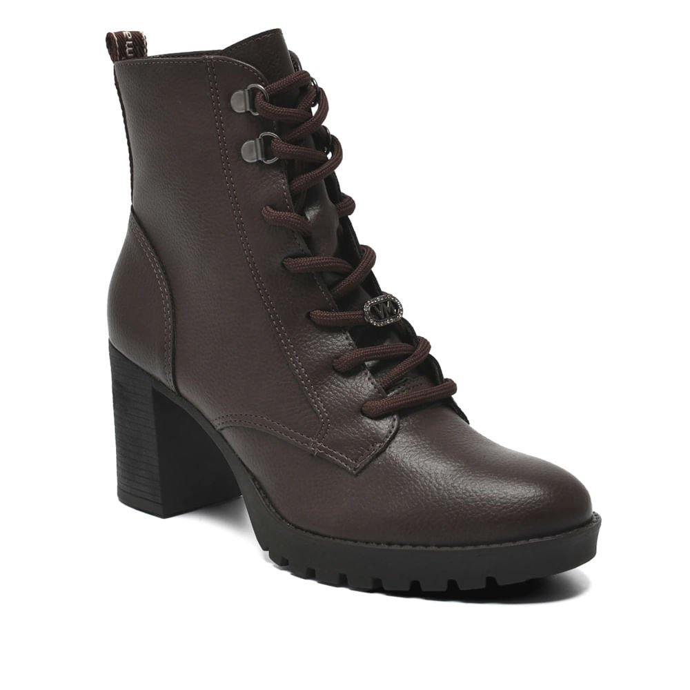 Coturno Feminino Via Marte Napa Burnished Café Marrom 2