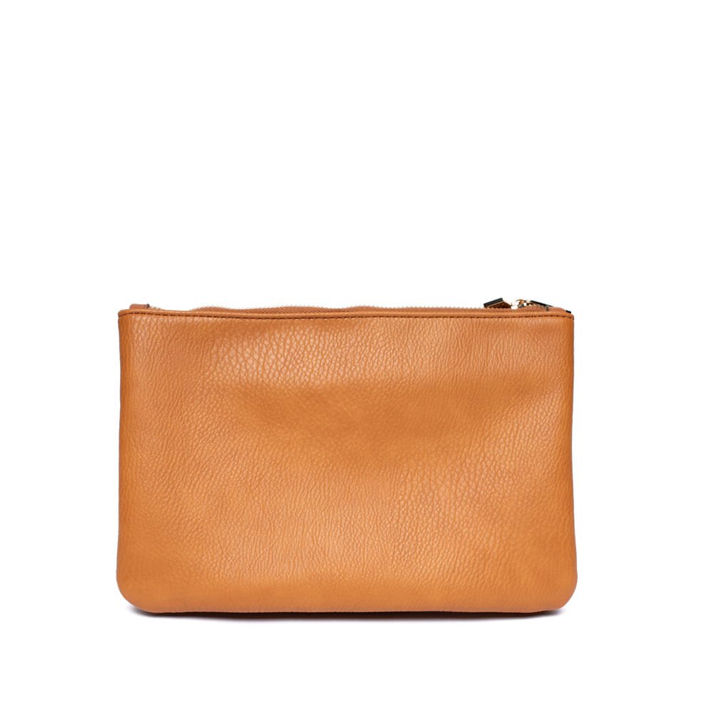 Bolsa Feminina Wj Transversal Divisória Caramelo Marrom 2