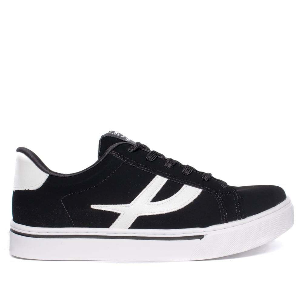 Tênis Feminino Via Marte Casual Flatform Preto/Branco