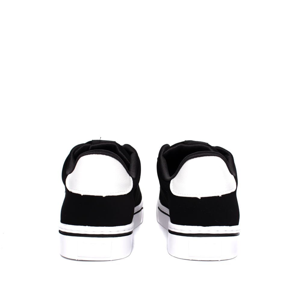Tênis Feminino Via Marte Casual Flatform Preto/Branco Preto 3