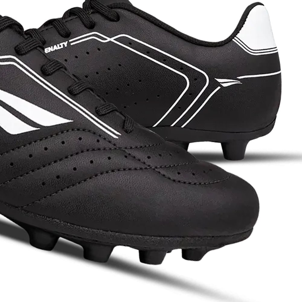 Chuteira Masculina Penalty Campo Classic Y-1 Preto/Branco Preto 5