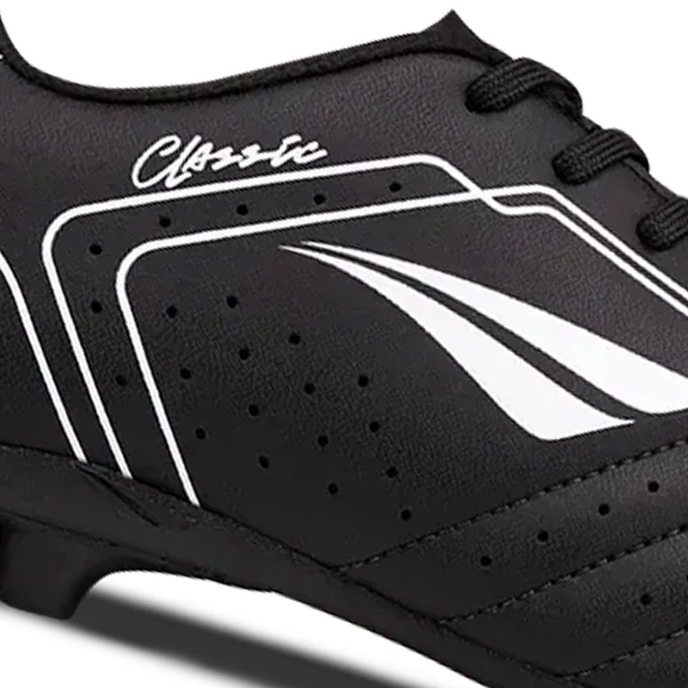 Chuteira Masculina Penalty Campo Classic Y-1 Preto/Branco Preto 6