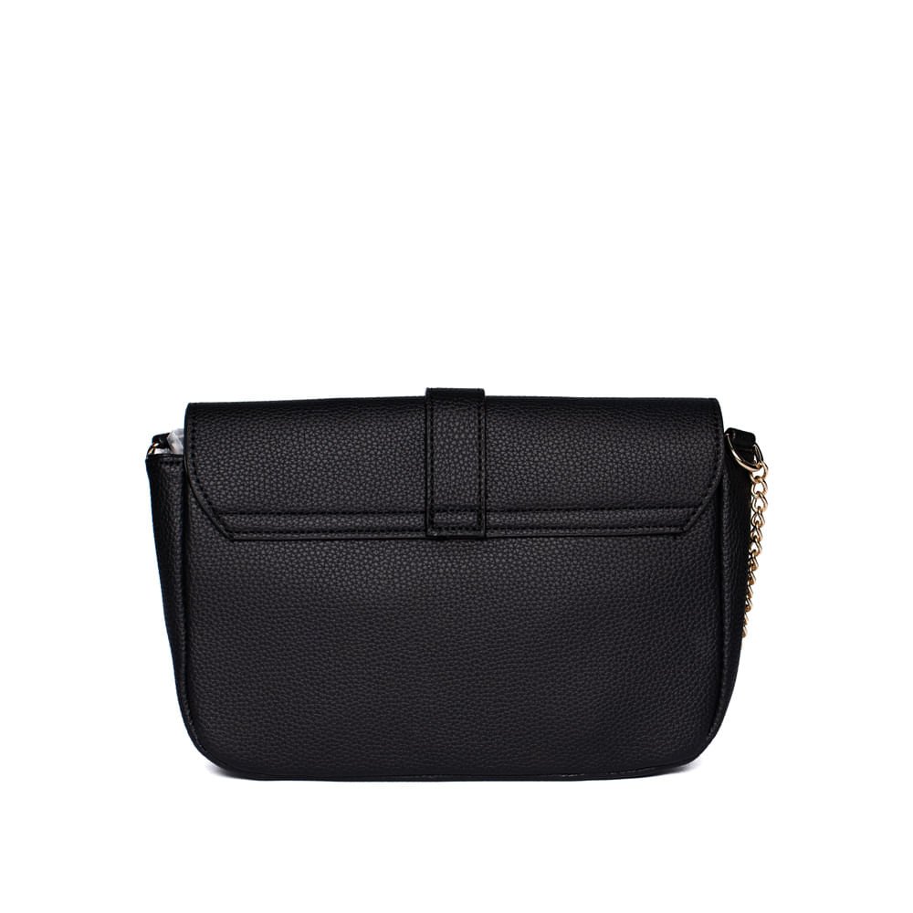 Bolsa Feminina Dakota Pequena Transversal Logo Preto Preto 2