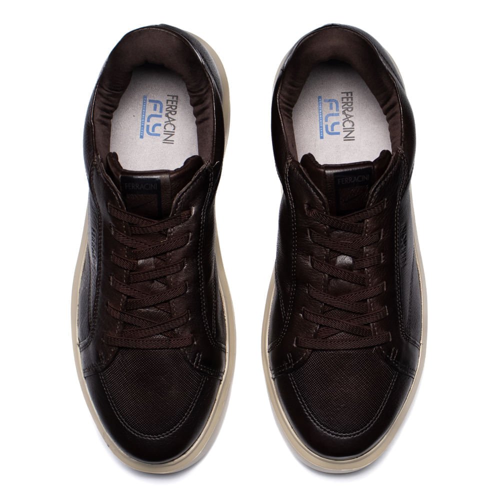 Sapatênis Masculino Ferracini Flip Classic Café Marrom 4