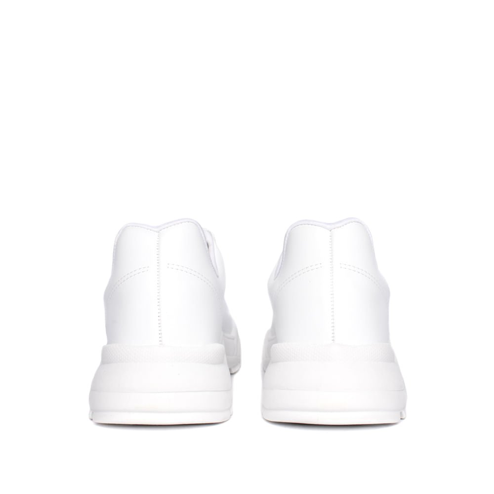 Tênis Feminino Moleca Plataforma Strass Branco Branco 3