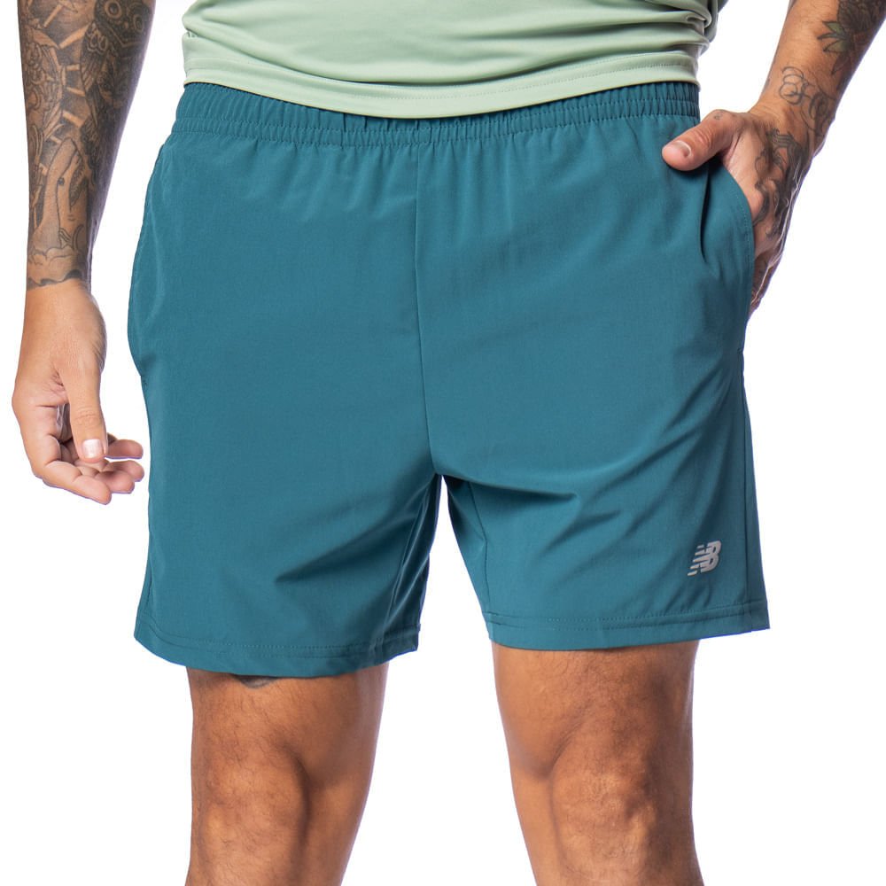 Short Masculino New Balance Sport Essentials 5 Verde