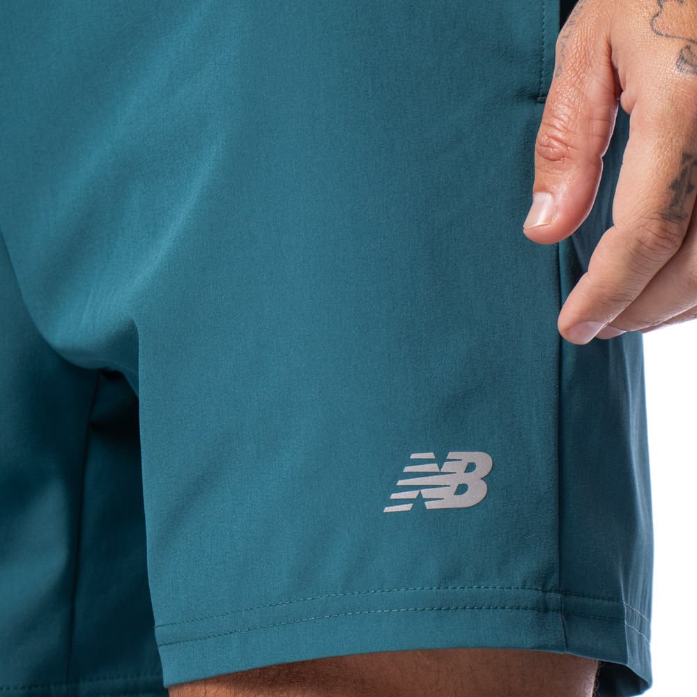 Short Masculino New Balance Sport Essentials 5 Verde Verde 2
