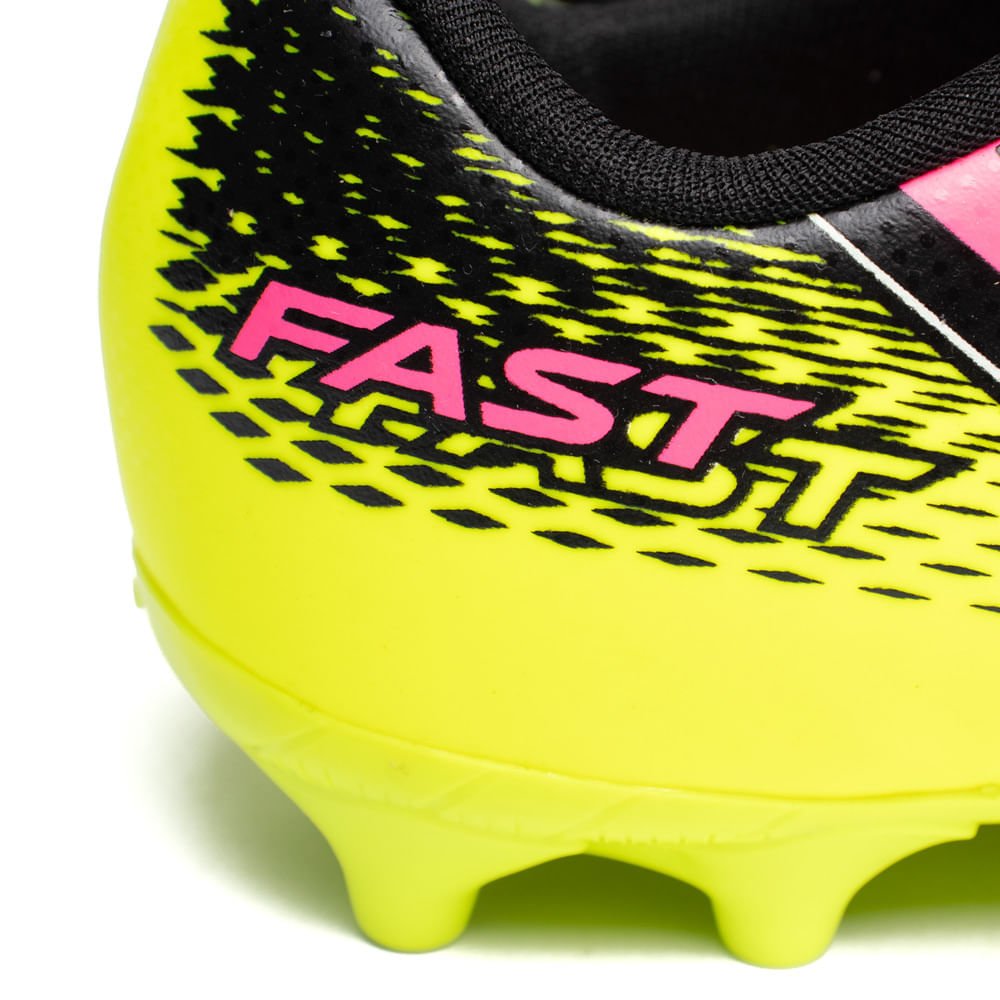 Chuteira Campo Infantil Umbro Pro 5 Fast Ii Jr Verde Limão Verde 6