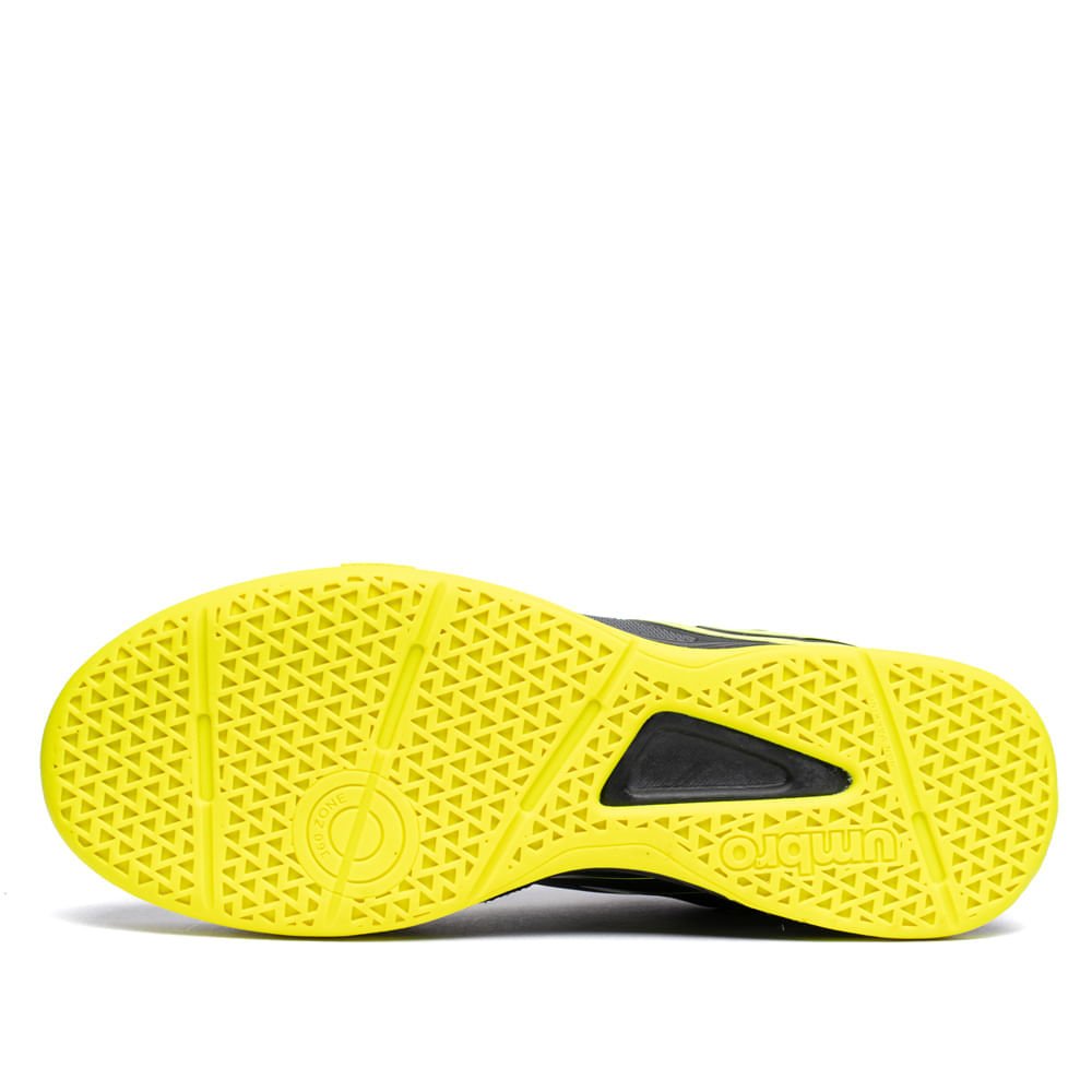 Chuteira Futsal Umbro Pro 5 Bump Club Preto/Verde Preto 2