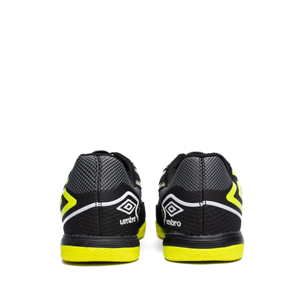 Chuteira Futsal Umbro Pro 5 Bump Club Preto/Verde Preto 3