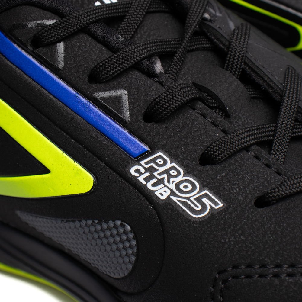 Chuteira Futsal Umbro Pro 5 Bump Club Preto/Verde Preto 6