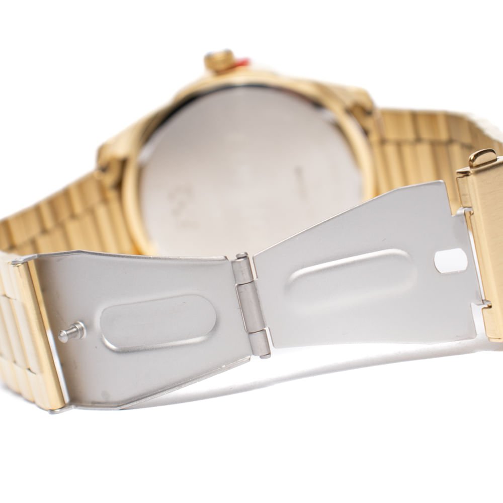 Relógio Masculino Condor Co2115nce/4a Speed Robusto Dourado Dourado 4