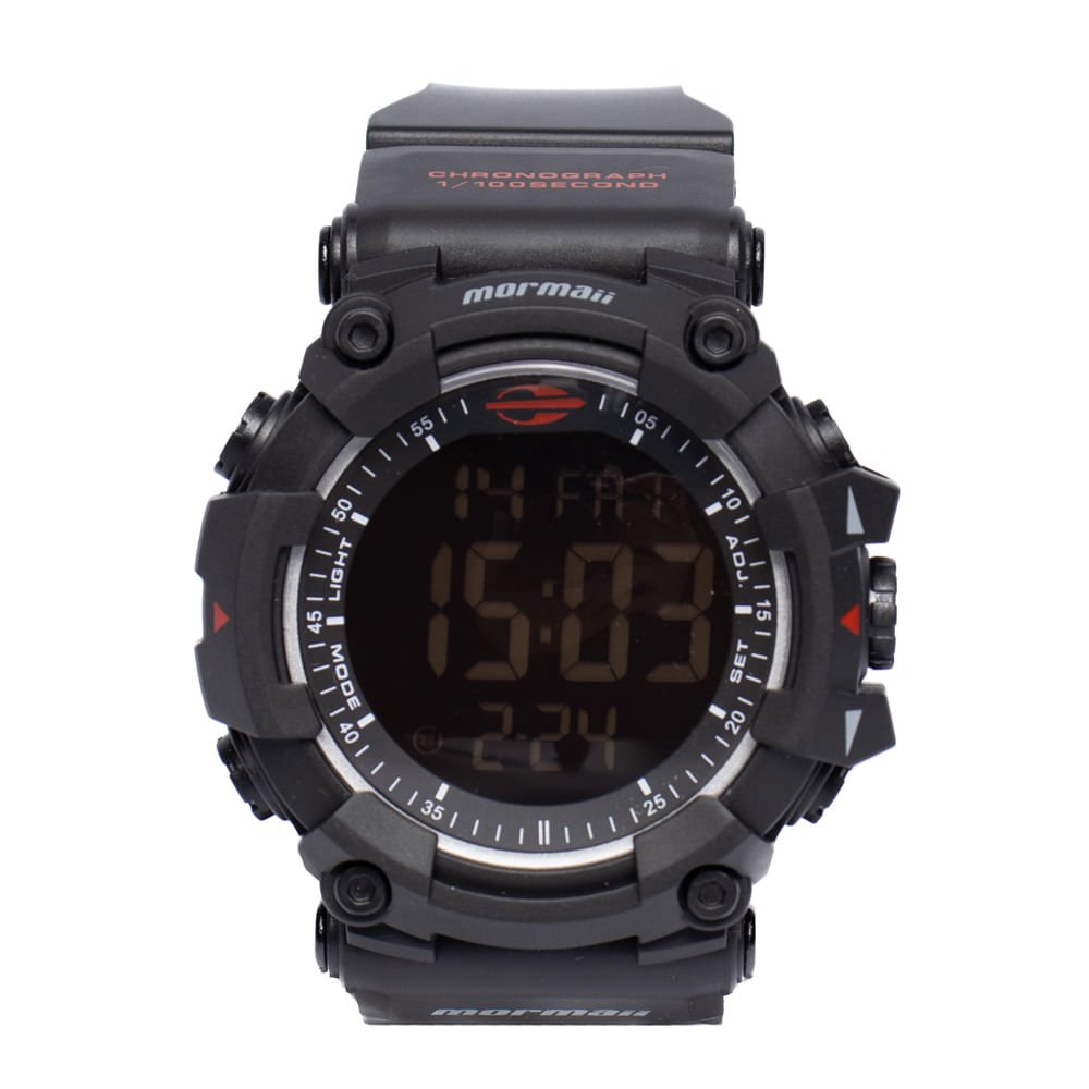 Relógio Masculino Mormaii Mo0570g/8r Digital Preto