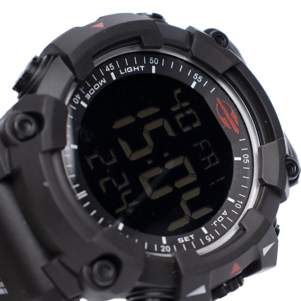 Relógio Masculino Mormaii Mo0570g/8r Digital Preto Preto 4