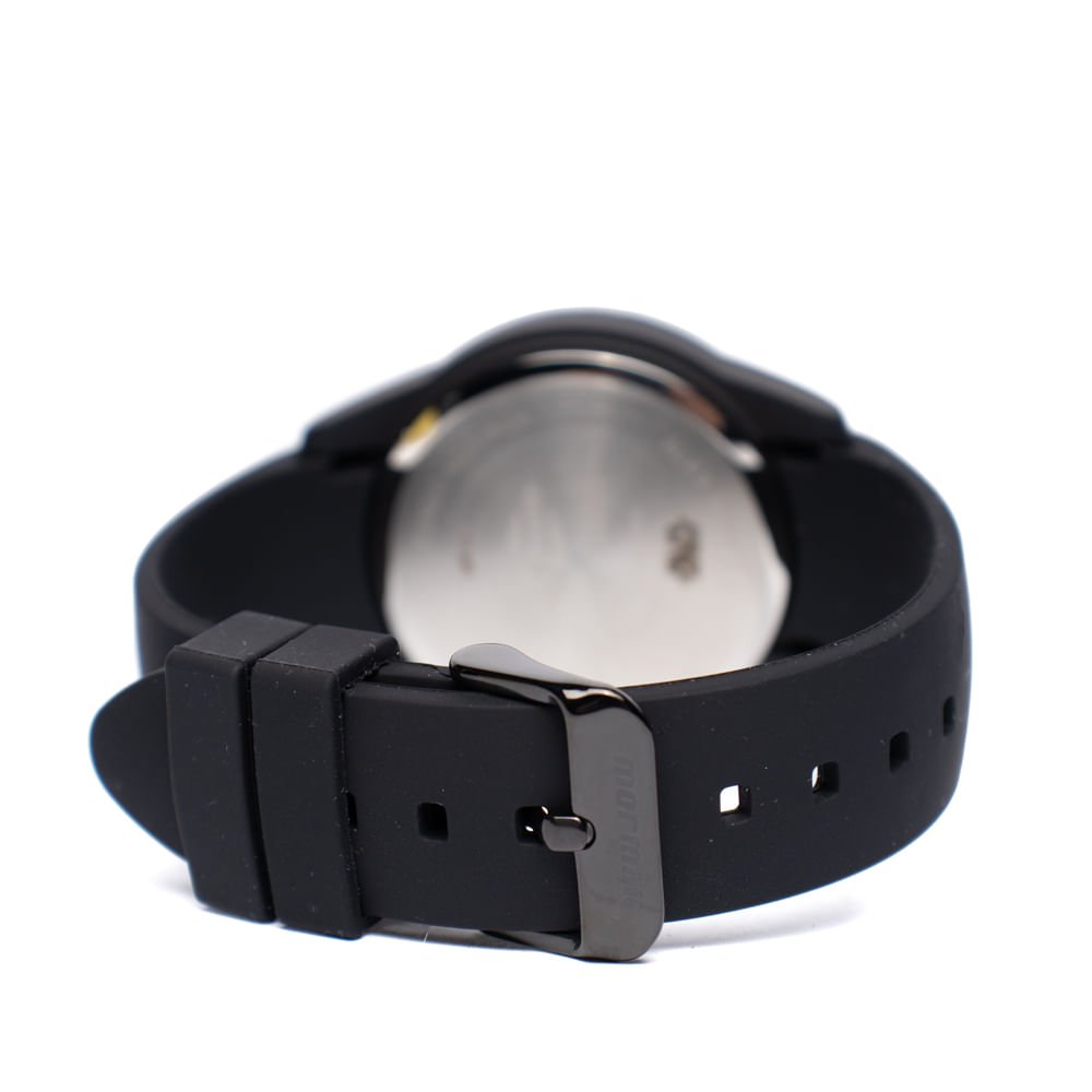 Relógio Masculino Mormaii Mopc21jah/8p Preto/Dourado Preto 2