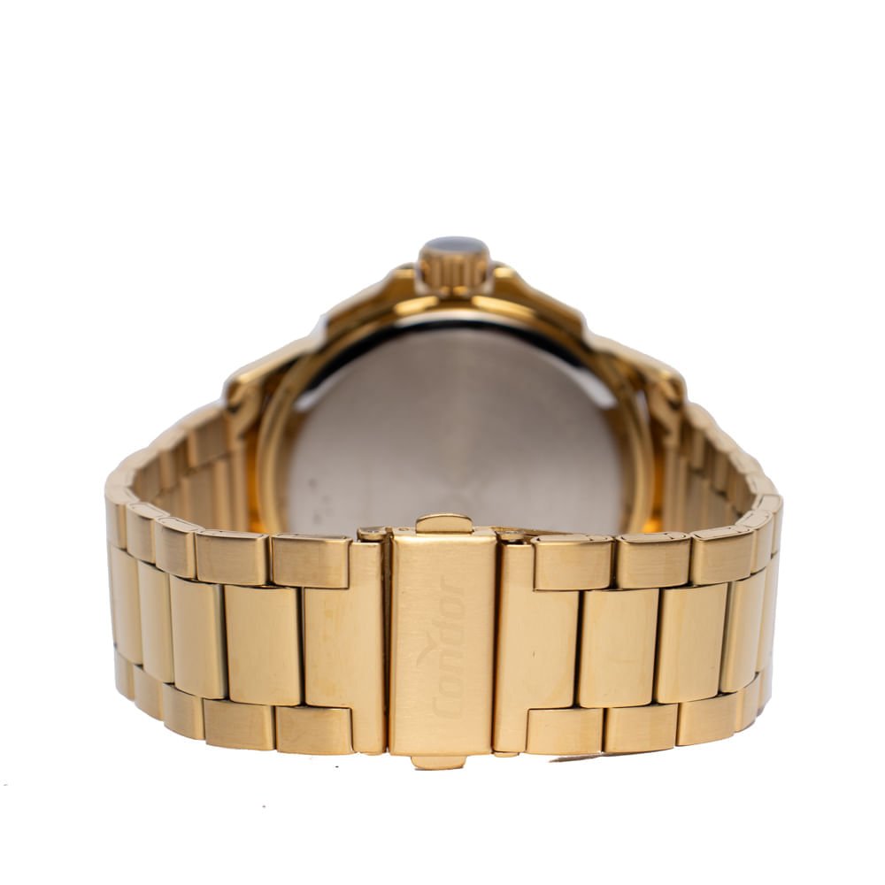 Relógio Masculino Condor Co2115ndx/4d Esportivo Dourado Dourado 2