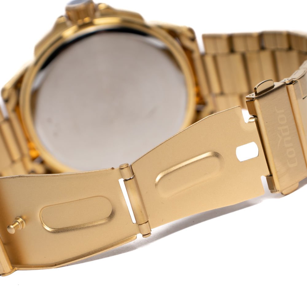 Relógio Masculino Condor Co2115ndx/4d Esportivo Dourado Dourado 4