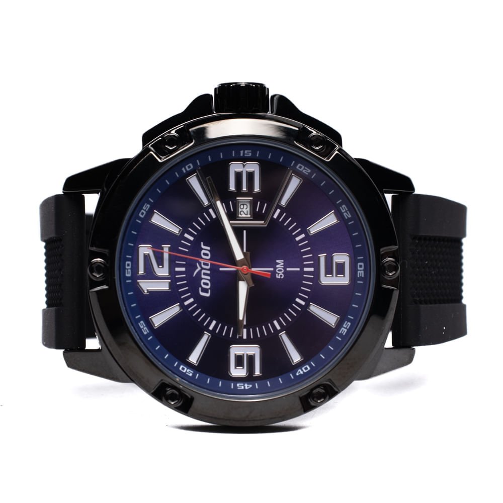 Relógio Masculino Condor Co2115ndy/5p Esportivo Preto Preto 3