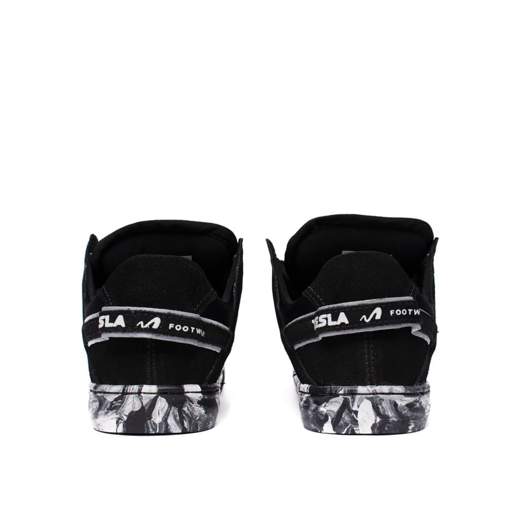 Tênis Masculino Tesla Coil Black Reflect Mesclado Preto Preto 3