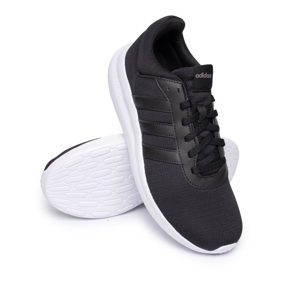 Tênis Feminino Adidas Lite Racer 4.0 Preto/Branco Preto 5
