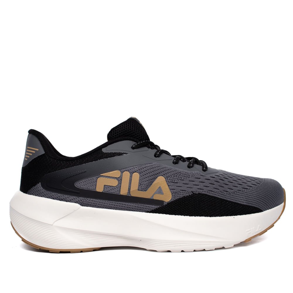 Tênis Masculino Fila Outrun Cinza/Preto