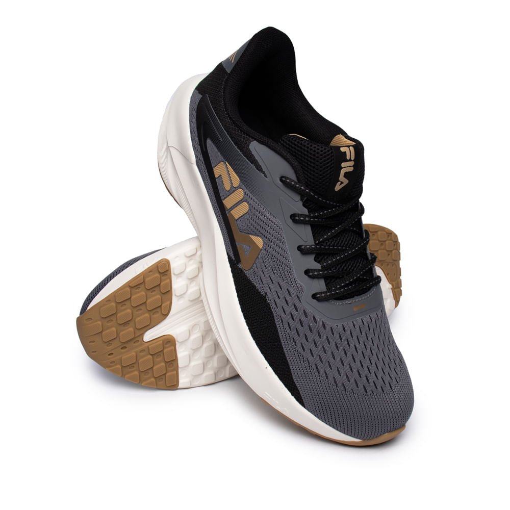 Tênis Masculino Fila Outrun Cinza/Preto Cinza 5