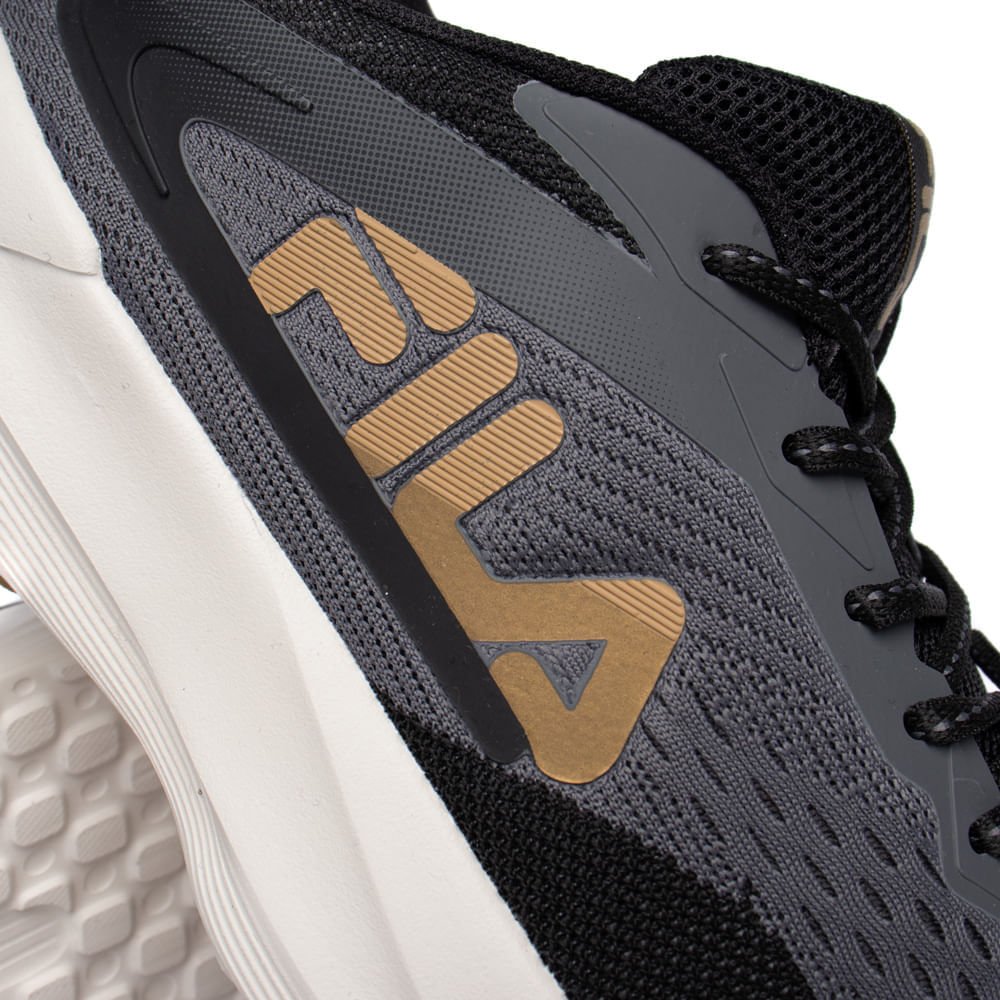 Tênis Masculino Fila Outrun Cinza/Preto Cinza 6