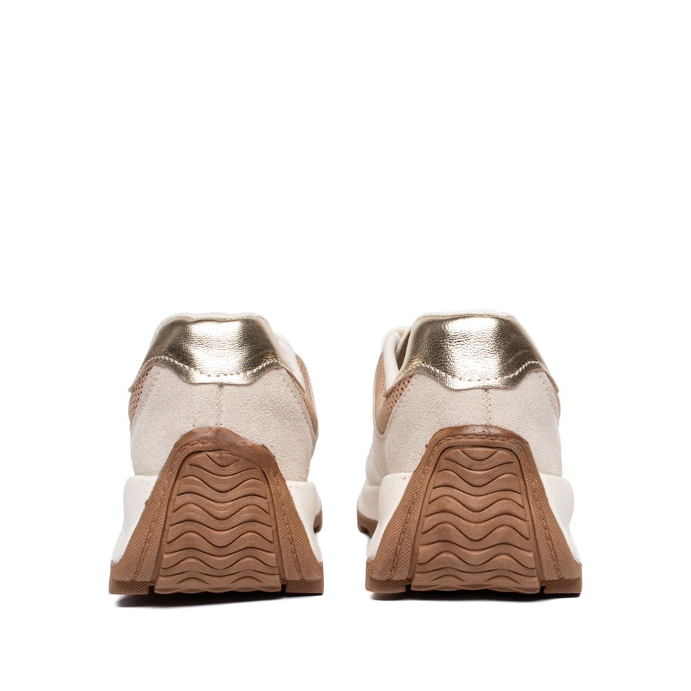 Tênis Feminino Beira Rio Chunky Casual Off White Bege 3