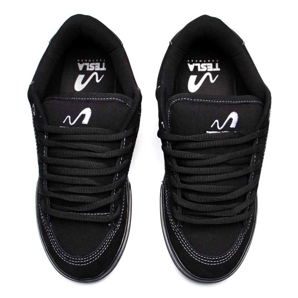 Tênis Masculino Tesla Flow Skate Preto Preto 4