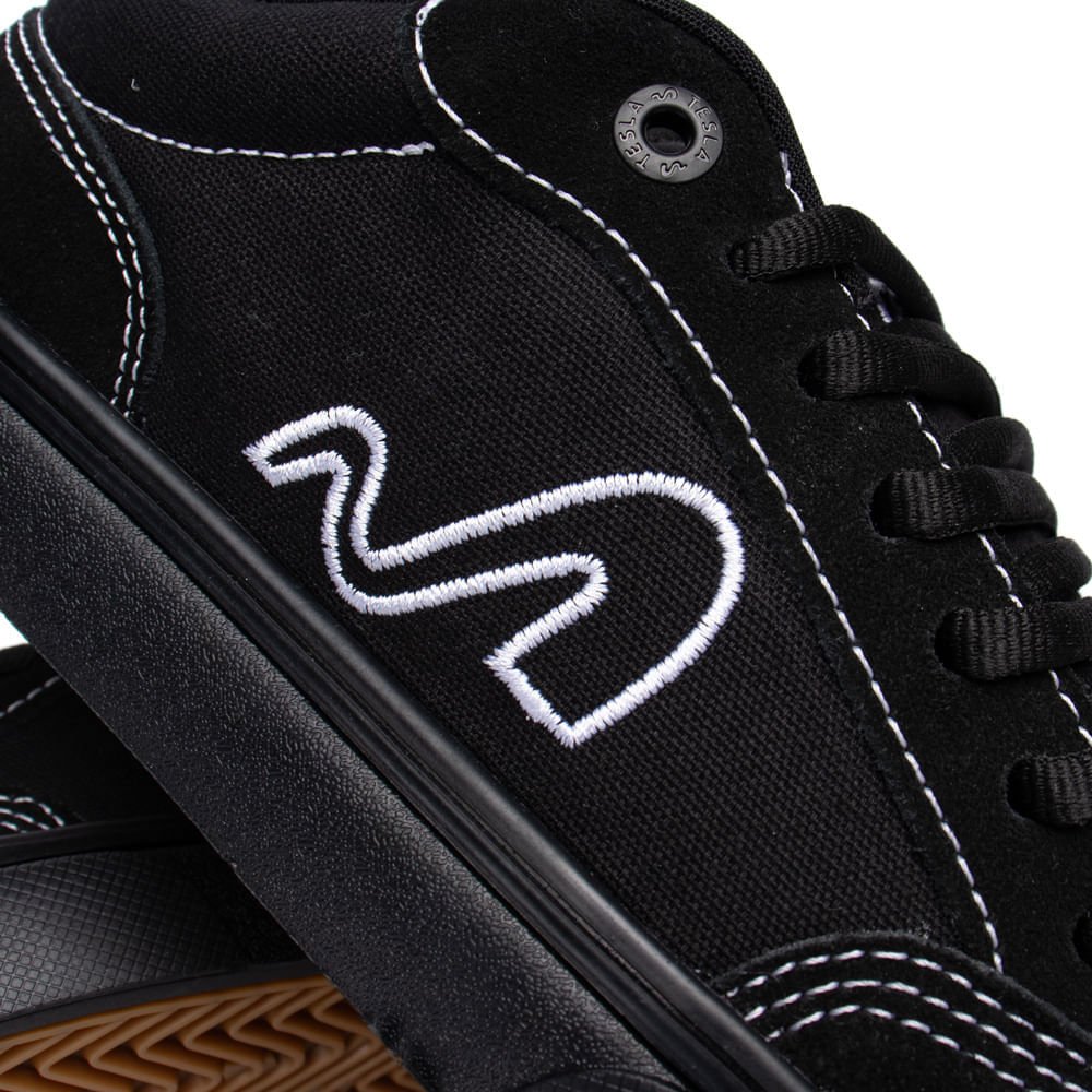 Tênis Masculino Tesla Flow Skate Preto Preto 5