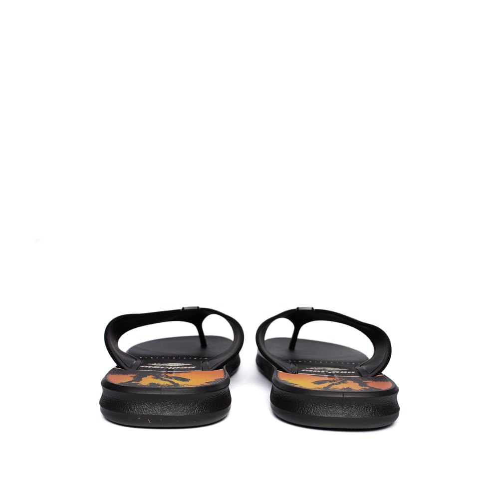 Chinelo Masculino Mormaii Wave Iii Preto/Laranja Preto 4