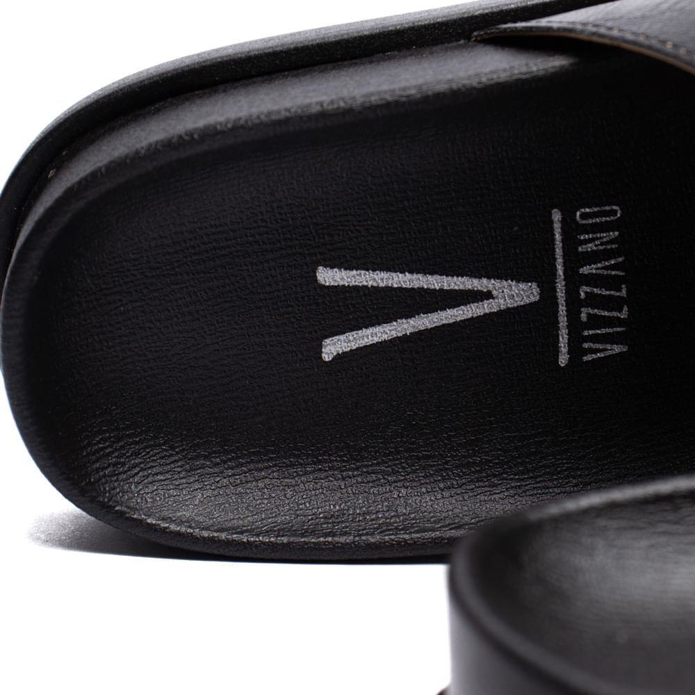 Chinelo Feminino Vizzano Fivelas Preto Preto 6