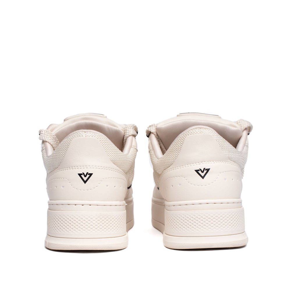Tênis Feminino Via Marte Casual Flatform Off White Branco 3