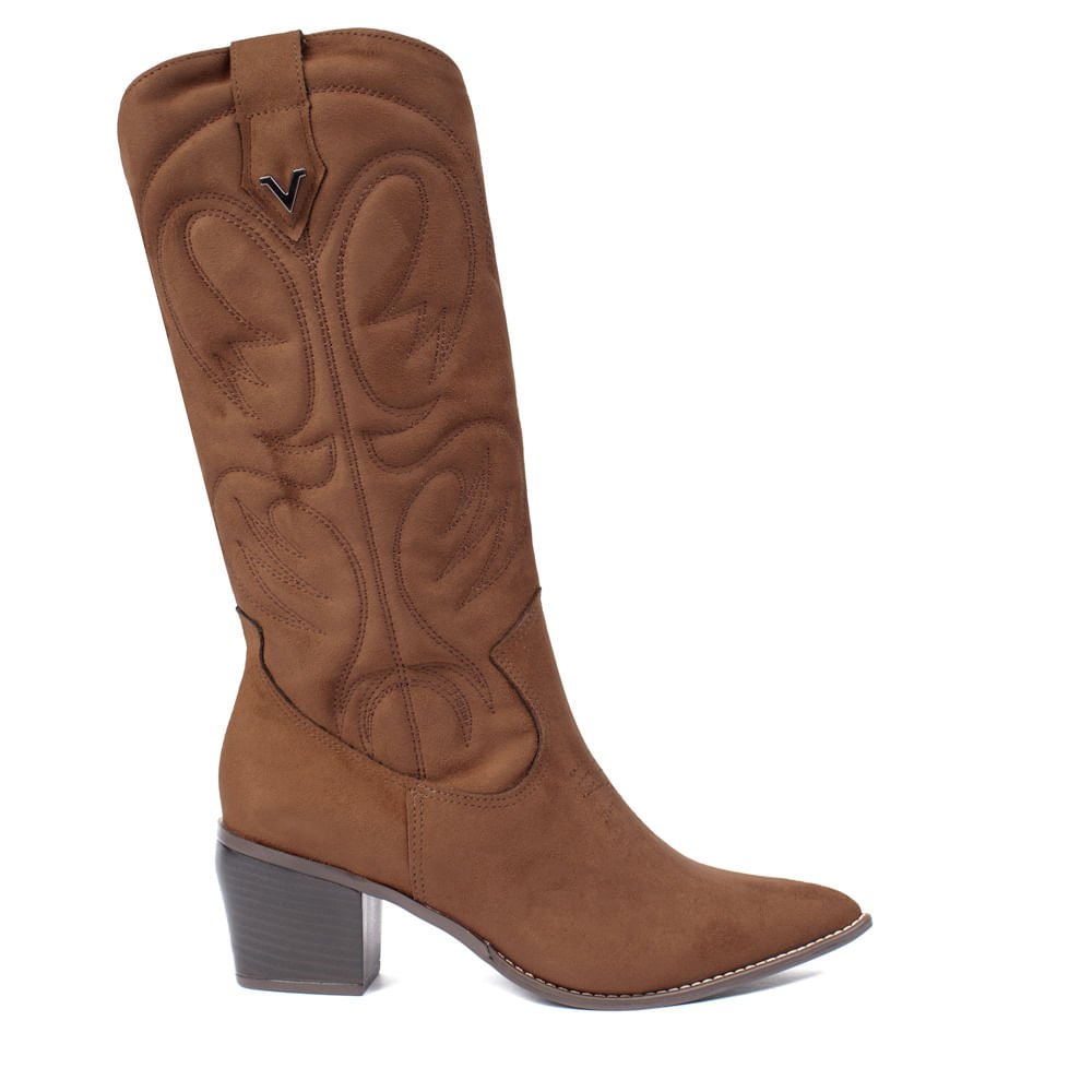 Bota Feminina Via Marte Country Camurça Marrom